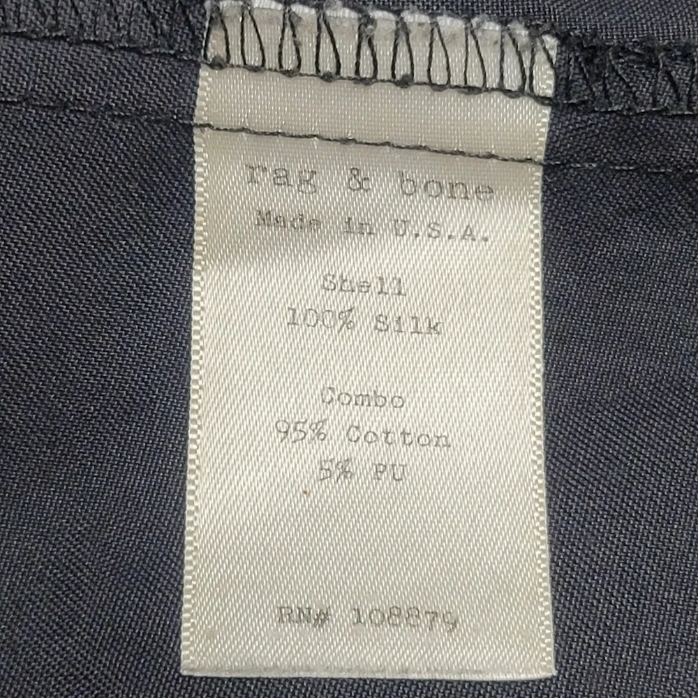 Rag & Bone 100% Silk Crepe Joggers.